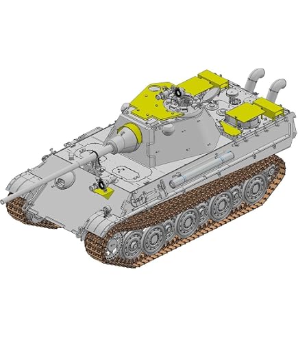 Amazon | ライフィールドモデル 1/35 ドイツ陸軍 パンター F型 w/連結
